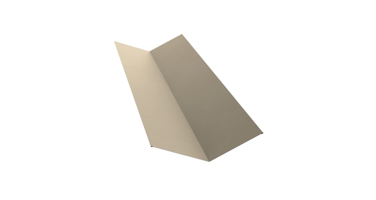 Планка ендовы верхней 145х145 0,45 Drap TX RAL 1015 светлая слоновая кость (3м)